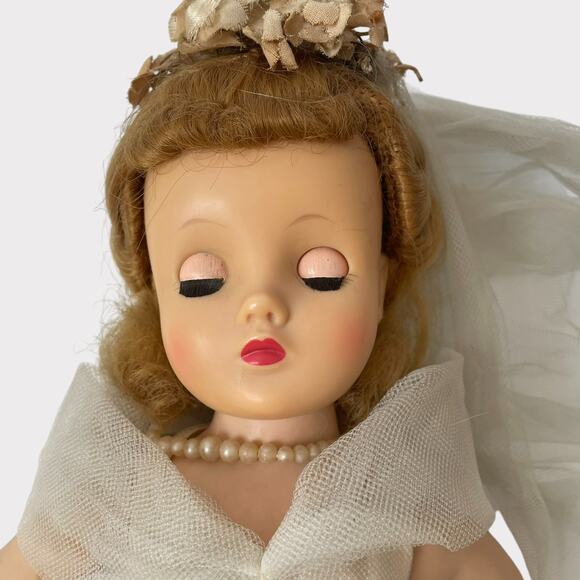 Madame Alexander Elise Bride 1958 16" Hard Plastic Head Torso Legs Vinyl Arms - Picture 9 of 14